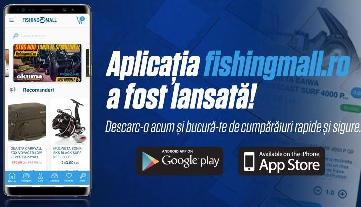 Aplicatia Fishing Mall, cumparaturi rapide si sigure pentru pescuit